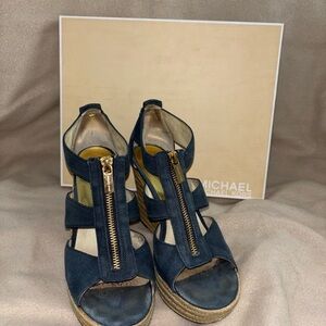 Michael Kors Women's Blue Sandals